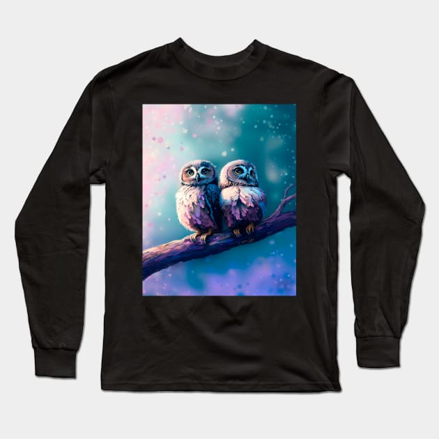 love owls Long Sleeve T-Shirt by KIDEnia